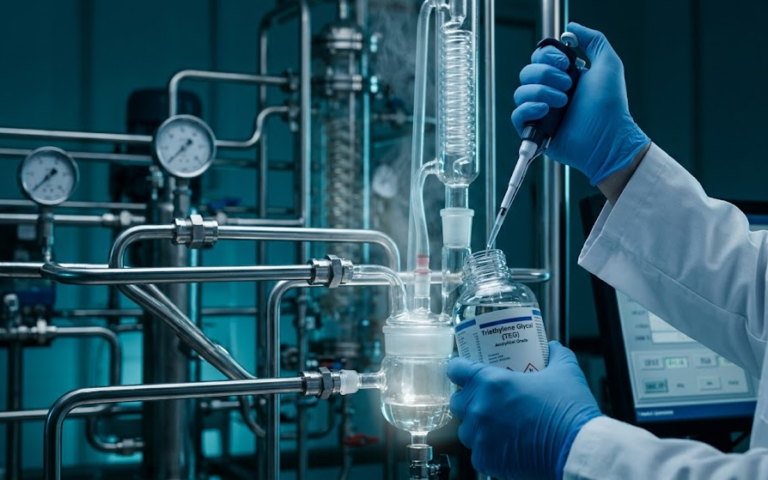 Triethylene Glycol TEG chemical for removing water from natural gas streams